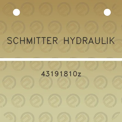 schmitter-hydraulik-43191810z