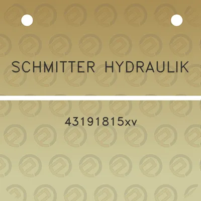 schmitter-hydraulik-43191815xv