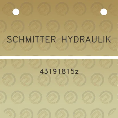 schmitter-hydraulik-43191815z