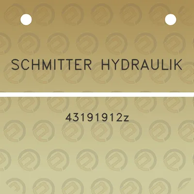 schmitter-hydraulik-43191912z