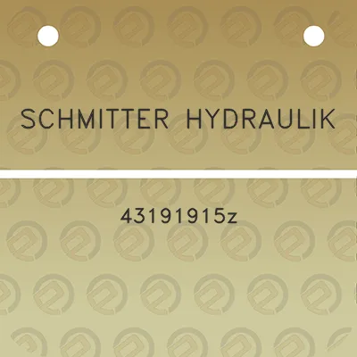 schmitter-hydraulik-43191915z