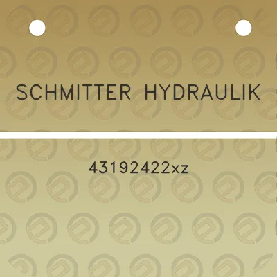 schmitter-hydraulik-43192422xz