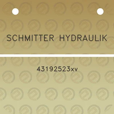 schmitter-hydraulik-43192523xv