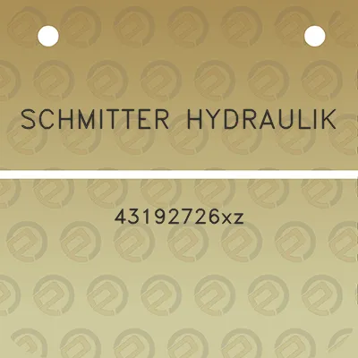 schmitter-hydraulik-43192726xz