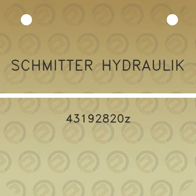 schmitter-hydraulik-43192820z