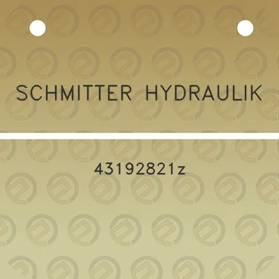 schmitter-hydraulik-43192821z