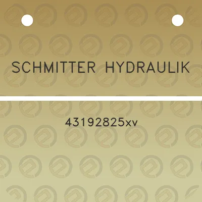 schmitter-hydraulik-43192825xv