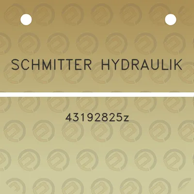 schmitter-hydraulik-43192825z