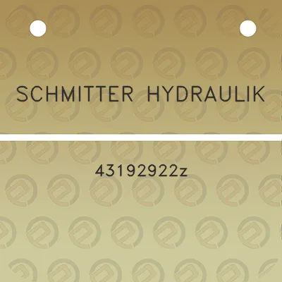 schmitter-hydraulik-43192922z