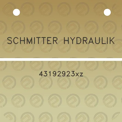 schmitter-hydraulik-43192923xz