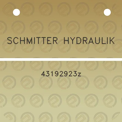 schmitter-hydraulik-43192923z
