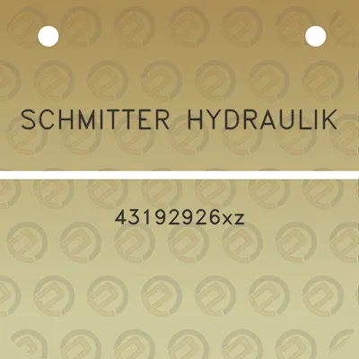 schmitter-hydraulik-43192926xz