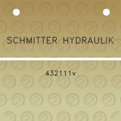 schmitter-hydraulik-432111v