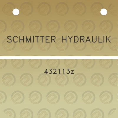 schmitter-hydraulik-432113z