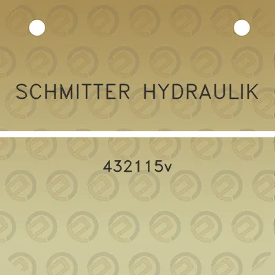 schmitter-hydraulik-432115v