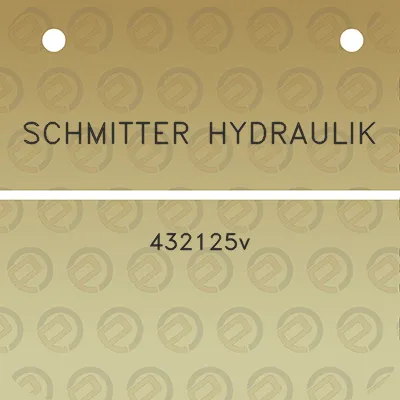 schmitter-hydraulik-432125v