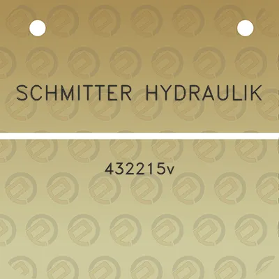 schmitter-hydraulik-432215v