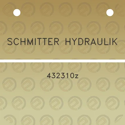 schmitter-hydraulik-432310z