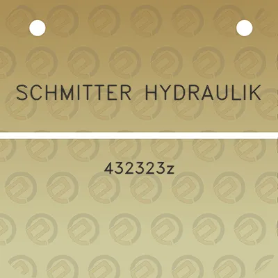 schmitter-hydraulik-432323z