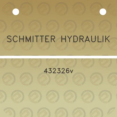 schmitter-hydraulik-432326v