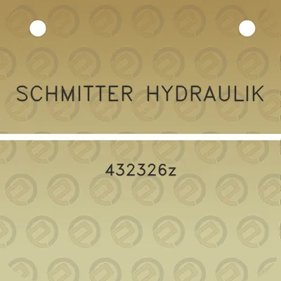 schmitter-hydraulik-432326z