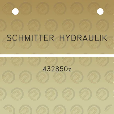 schmitter-hydraulik-432850z