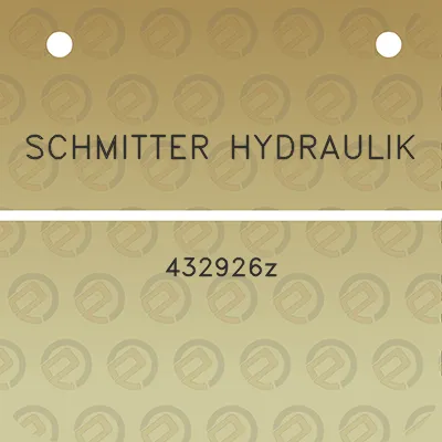 schmitter-hydraulik-432926z