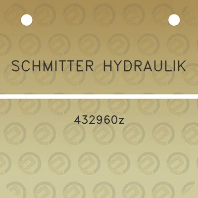 schmitter-hydraulik-432960z