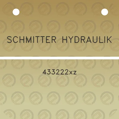 schmitter-hydraulik-433222xz