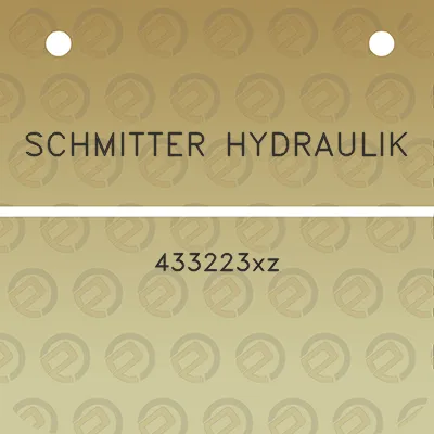 schmitter-hydraulik-433223xz