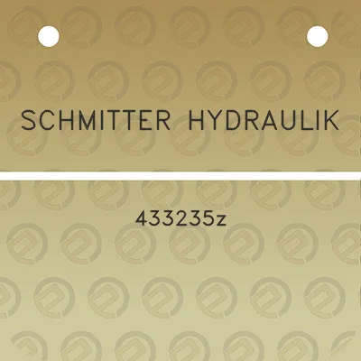 schmitter-hydraulik-433235z