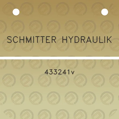 schmitter-hydraulik-433241v