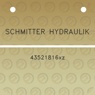 schmitter-hydraulik-43521816xz