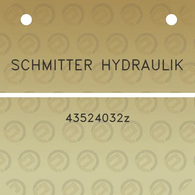 schmitter-hydraulik-43524032z