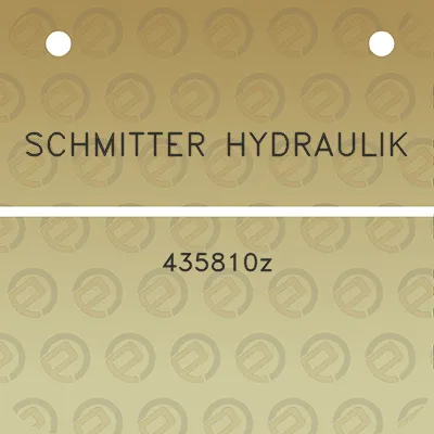 schmitter-hydraulik-435810z