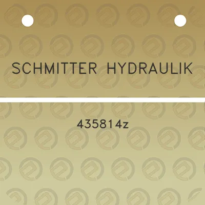 schmitter-hydraulik-435814z