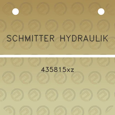 schmitter-hydraulik-435815xz