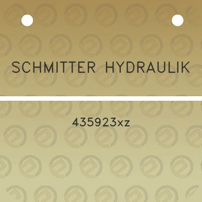 schmitter-hydraulik-435923xz