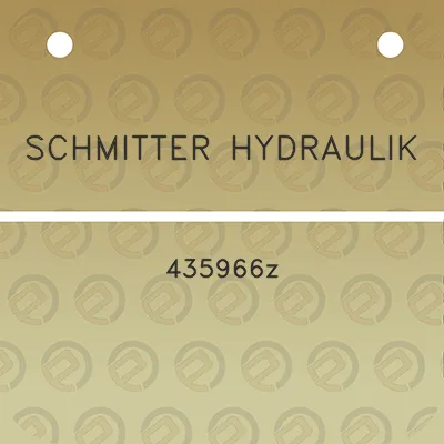 schmitter-hydraulik-435966z