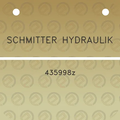 schmitter-hydraulik-435998z