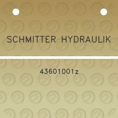 schmitter-hydraulik-43601001z