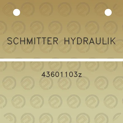 schmitter-hydraulik-43601103z