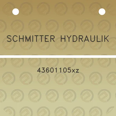 schmitter-hydraulik-43601105xz