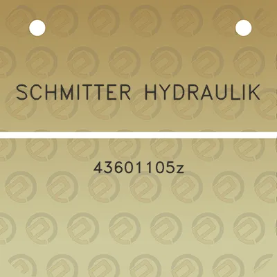schmitter-hydraulik-43601105z
