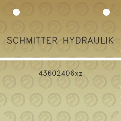 schmitter-hydraulik-43602406xz