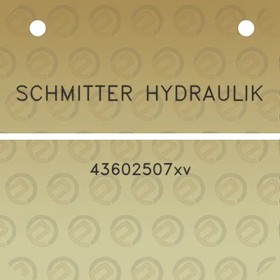 schmitter-hydraulik-43602507xv