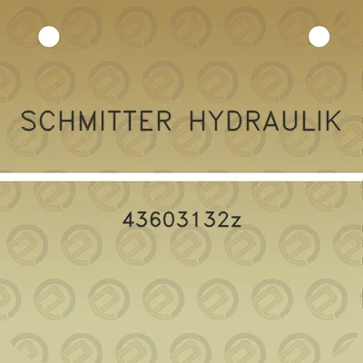 schmitter-hydraulik-43603132z