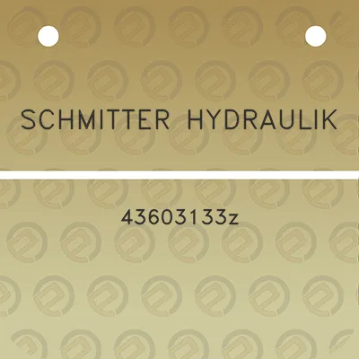 schmitter-hydraulik-43603133z