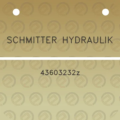 schmitter-hydraulik-43603232z