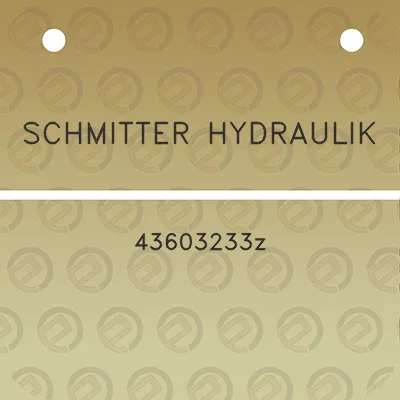 schmitter-hydraulik-43603233z